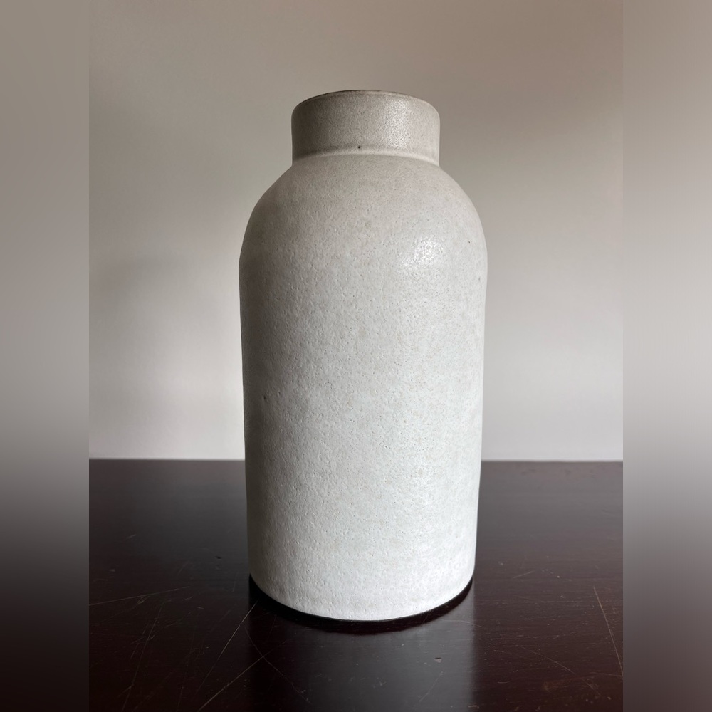 Handthrown clay vessel